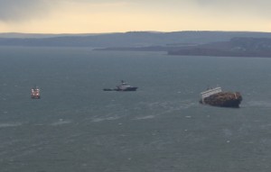 MSC Napoli beached ship